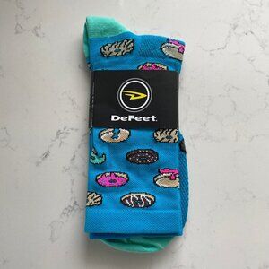 DeFeet Aireator Lightweight Mid Calf 6" Doughnut Cycling Socks 9.5-11.5M/11-13W